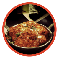 Kadhai Chicken (Mittel Scharf)